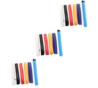 Toyvian 3sets Non Slip Tennis Racket Grip Tape Thickening Badminton Overgrip Durable Comfortable Racket Grip for Enhanced Performance Absorbent Wear Resistant Design 6pcs*3