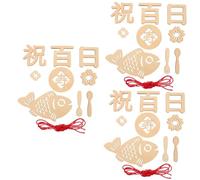 Toyvian 3sets Photo Prop for Newborns Day Growth Recording Sign Photography Decor Keepsake for Parents Capture Special Moments