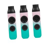 Toyvian 3sets Portable Kazoo for Ages Professional Kazoo Flute Structure for Guitar Ukulele and Keyboard