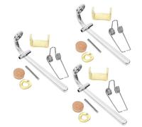 Toyvian 3sets Trombone Drain Valve Replacement Stop Tap Key Drain off Valve Kit Water Inlet