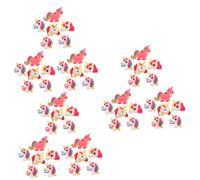 Toyvian 3sets Unicorn Rings for Unicorn Jewelry for Birthday and Lightweight Rings Unique Design for Favors 20pcs*3