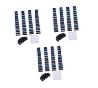 Toyvian 3sets Violin Finger Guide for Full Violin Fingerboard Sticker Practice Mute Cloth Label Chart for Boys and Girls Beginners Random Color
