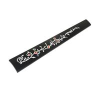 Toyvian 4/4 Violin Ebony Fingerboard Replacement Fretboard Wooden Violin Part Easy to Install