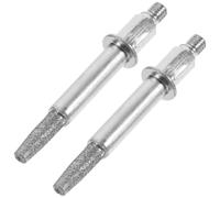 Toyvian 4.8Mm Diamond Chainsaw Sharpening Bits 2Pcs Burr Grinding Stones Small Lightweight for Outdoor Chainsaw Chain Care