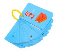 Toyvian 4 Boxes Thai Language Flash Cards for Children with Portable Learning and Early Childhood Education Features, Paper Material, for School and Home Use, Total 180pcs for Effective