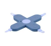 Toyvian 4 in 1 Baby Grooming Kit with Ear Wax Removal and Nail Cleaning Tools, Blue Cross Shaped Design Made of Safe Pp and Pet Material for Gentle and Effective Infant Care
