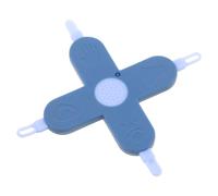 Toyvian 4 in 1 Baby Nose Ear Wax and Nail Cleaner Tool for Infants, Safe and Gentle Pp and Pet Material, Cross Shaped Design, Essential Grooming Kit for Newborn Boys and Girls