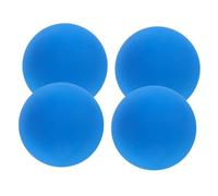 Toyvian 4 Pcs High Elastic Squash Balls Bouncy Rubber Training Balls for Indoor Outdoor Use Compact Design for Reaction Speed Improvement for Athletes and Blue