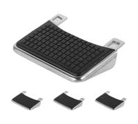 Toyvian 4 Pcs Plastic Wastebasket Foot Pedal Replacement for 3l-5l Bins | Black Plastic Part, Hands-free Lid Opening, Quick Fix for Apartment Kitchens and Home Use