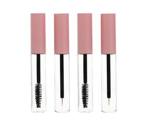 Toyvian 4 Pieces Empty Mascara Tube with Wand Refillable Eyeliner and Lip Gloss Containers 10Ml Compact Makeup Bottles for Travel and DIY Application Random Color