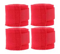 Toyvian 4 Rolls Breathable Boxing Hand Wraps Professional Cotton Hand Protective Straps for Secure Fit Sweat Absorbing Wrist Support for Boxing Kickboxing and Martial Arts