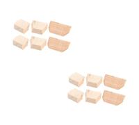 Toyvian 4 Sets Fiddlestick Bow Wedges Plugs Replacement Wooden Parts for Cello Violin Bow Repair Part Musical Equipment Accessory for Instrument