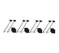 Toyvian 4 Sets Flute Cleaning Kit Clean Cloth Rod Musical Flute Clean Tool for Cleaning Supplies Maintenance