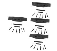 Toyvian 4 Sets Guitar Bridge Pin Saddle Nut Kit for Guitar Repair Tools String Nails