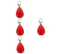 Toyvian 4 Sets Light Up Dog Tag of Flashing LED Collar Light for Night Safety Durable USB Rechargeable for All Weather Use