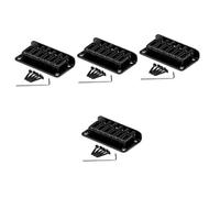 Toyvian 4 Sets Metal Guitar Bridge Replacement Saddle Bridge for Electric Guitar