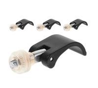 Toyvian 4 Sets Nylon Walking Pole Flip Lock Accessories for Trekking Poles, Easy Installation Climbing Stick External Lock, Lightweight and Versatile Use for Hiking and Outdoor Activities