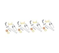 Toyvian 4 Sets Trombone Replacement Water Gate Key Cork Pad Trombone Accessory for Drain Keys Essential Instrument Trumpet Cork Parts