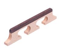 Toyvian 4 String Banjo Bridge Replacement Wooden Guitar Bridge Les Bridge Fit for Acoustic Instruments Strong and Stable