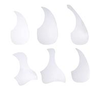 Toyvian 40-41 Inch White Drop-shaped Guitar Pickguard Shield for Folk Acoustic Guitar, Plastic Scratch Protection Sticker, Pickguard Accessory for Fingerstyle Playing