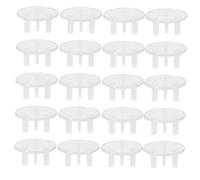 Toyvian 40pcs Childproof Outlet Covers Socket Protectors for Safety Material Prevent Electric Shocks