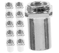 Toyvian 40pcs Drum Swivel Nuts Replacement Tom Lug Floor Drum Spare Parts for Easy to Install Accessories