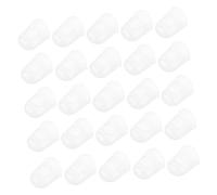 Toyvian 40pcs Guitar Finger Protectors Silicone Fingertip Guards for Ukulele Electric Guitar Playing Protect Fingers While Playing