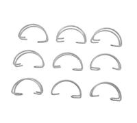 Toyvian 40pcs Household Cage Hooks Steel Wire Simple Door Hooks 3.5cm Practical Bird and Rabbit Cage Accessories for Poultry Farming and Pet Enclosures