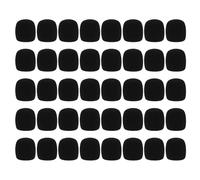 Toyvian 40pcs Mic Cover Professional Sponge Mic Cover for Handheld Microphones Breathable Sponge Windscreen Protective Sleeve for Ktv and Recording Studios