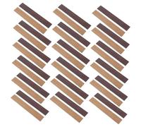 Toyvian 40Pcs Miniature Dollhouse Decking Boards DIY Flooring Strips in Rosewood Red Walnut Colors Easy to Assemble Tiny Floorboards for Model Boats and Mini Projects