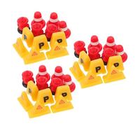 Toyvian 40pcs Miniature Traffic Signs and Construction Cones for Micro Landscape Dioramas Resin Road Barricades and Safety Cones Realistic Mini Scene Decoration for Model Railways and