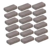 Toyvian 40pcs Realistic Fake Bricks Mini Grey Mini Construction Blocks for Diy Miniature Landscaping and Dollhouse Decoration