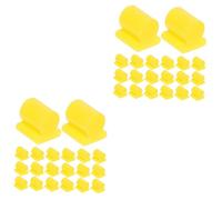 Toyvian 40pcs Silicone Bumper for Trombone Practice Useful Instrument Bumper Supply Fits Instrument Cases for Home Studio Music-making