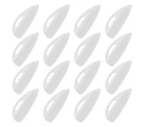 Toyvian 40pcs Silicone Eyelash Perm Pads for Lash Lift Eyelash Curler Replacement Pads Soft Molded Eye Shape Lash Training Patch for Extensions and Curling