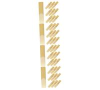 Toyvian 40pcs Tenor Saxophone Reeds Hardness Replacement Sax Parts Smooth Finish for Accurate Pitch for Musicians Beginners High-performance Sax Reeds