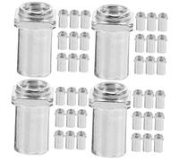Toyvian 40pcs Tom Drum Swivel Nut Replacement Lug Nuts for Floor Drum Spare Parts Inner Easy to Install Performance