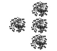 Toyvian 40sets Electric Guitar String Retainer Guides with Screws Headstock String Trees for Enhanced Tuning Stability and Friction Reduction Easy Installation Compatible with Electric