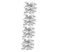 Toyvian 40sets Electric Guitar String Retainer Guitar String Trees Easy to Use