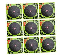 Toyvian 40Sheets Adhesive Paper Targets Stickers Random Color for Target Practice with Archery Durable Portable