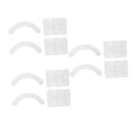 Toyvian 42pcs Drum Dampeners Durable Silencing Pads for Drum Kit Transparent Accessories for Noise Control and Overtones Reduction