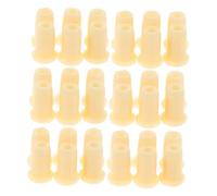 Toyvian 42pcs String Ferrules Guzheng Rubber Caps Replacement String Ferrules for Zither Instrument Accessories for Professional Teaching Use