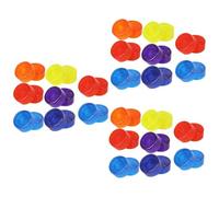 Toyvian 48pcs Colorful Footswitch Toppers for Guitar Effect Pedals Anti- Pedal Caps Accessories for Enhanced Touch Mixed Colors