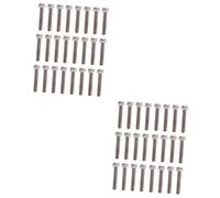 Toyvian 48pcs Double Coils Pickup Mounting Screws for Electric Guitar Replacement Parts Fixing Mounting Screws for Humbucker