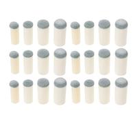 Toyvian 48pcs Pool Cue Tips Replacement Kit with 4 Sizes 9mm 10mm 12mm 13mm Plastic Slip-on Covers for Seamless Replacement Portable Accessories for Tournaments and Pregame Sessions