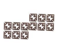 Toyvian 48pcs Vintage Box Corner Protectors Furniture Safety Guards Antique Style Bumper for Desk Table Jewelry Box Easy Installation Mounting Screws Protects Corners from Damage