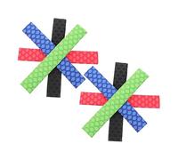 Toyvian 4pair Drumstick Protectors Non- Covers for Drumsticks for Beginners and Professionals Includes Black Green Textured Designs