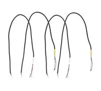Toyvian 4pcs 45cm Shielded 4-core Guitar Pickup Wiring Harness Cable Set for Electric Bass Guitar Volume Control and Pedal Patch Instrument Accessories