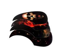 Toyvian 4pcs Acoustic Guitar Pickguard Comma Shape Self-adhesive Protect Your Guitar