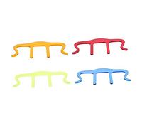 Toyvian 4pcs Acrylic Music Book Holders Type Piano Score Holder Song Tablature Clips Kit Wide Application