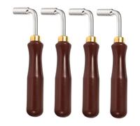 Toyvian 4pcs Adjustable Dulcimer Tuning Wrench Set Durable Music Instrument Tool for Accurate Tuning Ergonomic Grip for Easy Use for Violin and Harpsichord Adjustments